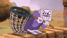 Im Gonna Catch You King Dice GIF - Im Gonna Catch You King Dice The Cuphead Show GIFs