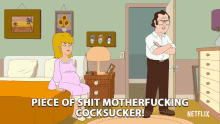 piece of shit motherfucking cocksucker frank murphy sue murphy f is for family cussing