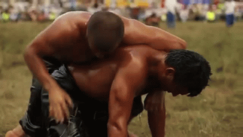 Mixed Oil Wrestling