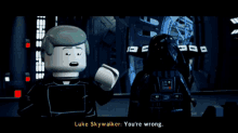Lego Star Wars Luke Skywalker GIF - Lego Star Wars Luke Skywalker Youre Wrong GIFs