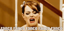 Emma Stone Ranco GIF - Emma Stone Ranco Eww GIFs