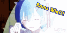 Rem Rams Win GIF - Rem Rams Win GIFs