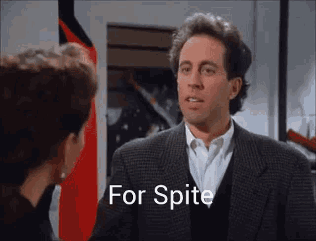 Seinfeld For GIF Seinfeld For Spite Discover Share GIFs