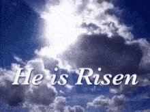 He Is Risen Easter GIF