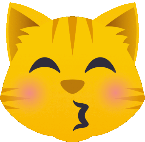 Kiss Me Cat Sticker - Kiss Me Cat Joypixels Stickers