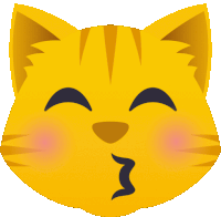 Kiss Me Cat Sticker - Kiss Me Cat Joypixels Stickers