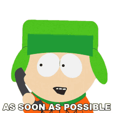 as soon as possible kyle broflovski south park s7e15 christmas in canada