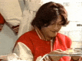 Shingo Katori Eating Flan Offhandway Smap GIF - Shingo Katori Eating Flan Offhandway Smap Shingo Katori GIFs