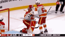 Calgary Flames Jacob Markstrom GIF - Calgary Flames Jacob Markstrom Hugs GIFs