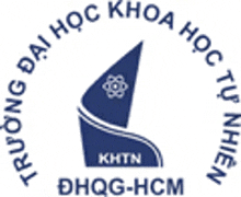 the logo for khtn dhqg - hcm is a blue sailboat with a flower on top of it .