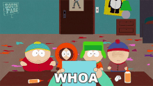 Whoa Kyle Broflovski GIF - Whoa Kyle Broflovski Eric Cartman GIFs