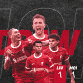 Liverpool F.C. (1) Vs. Manchester City F.C. (1) Post Game GIF - Soccer Epl English Premier League GIFs