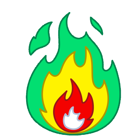 Fire Like Sticker - Fire Like Cool Stickers