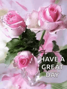 Pink Flowers GIF - Pink Flowers Glitter GIFs