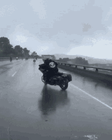 driving motorcycle motorbike bike slippery
