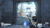 a screenshot of a video game that says escort the payload on the bottom