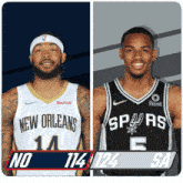New Orleans Pelicans (114) Vs. San Antonio Spurs (124) Post Game GIF - Nba Basketball Nba 2021 GIFs