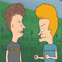 Quit Being Happy Beavis And Butt-head GIF - Quit Being Happy Beavis And Butt-head Slap GIFs