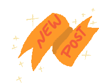 New Post Sparkle Sticker - New Post Sparkle Post Stickers