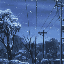 Winter Anime GIF - Winter Anime Night GIFs