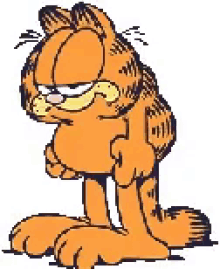 Garfield Sad GIF - Garfield Sad Lonely GIFs