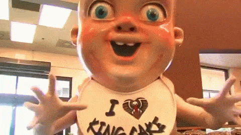 king cake baby mascot
