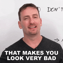 That Makes You Look Very Bad Adam GIF - That Makes You Look Very Bad Adam Engvid GIFs