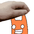 a hand is holding a cartoon character with a smiling face on it .