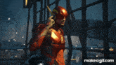 Barry Allen The Flash GIF - Barry Allen The Flash Arkham Flash GIFs