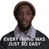Everything Was Just So Easy Micquel Bernier Sticker - Everything Was Just So Easy Micquel Bernier Twin Love Stickers