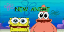 Ketika Anime Musim Baru Keluar GIF - Spongebob Squarepants Spongebob Patrick GIFs