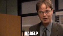 Bagel The Office GIF - Bagel The Office Dwight GIFs