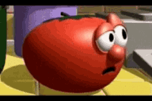 Tomato Sad GIF - Tomato Sad Veggie Tales GIFs