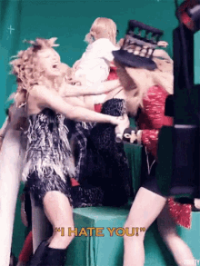Taylor Swift I Hate You GIF - Taylor Swift I Hate You Girl Fight GIFs