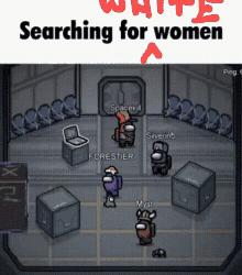among us is a video game that is being searched for by women