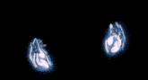 a close up of a person 's hands reaching out in the dark .