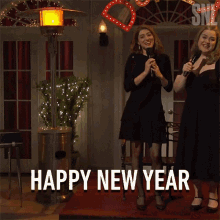 Happy New Year Saturday Night Live GIF - Happy New Year Saturday Night Live Wishing You A New Year GIFs