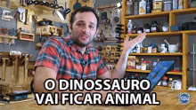 O Dinossauro Vai Ficar Animal Ibere Thenorio GIF - O Dinossauro Vai Ficar Animal Ibere Thenorio Dinossauro GIFs