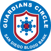 Guardians Circle San Diego Blood Bank Sticker - Guardians Circle San Diego Blood Bank Blood Donor Stickers