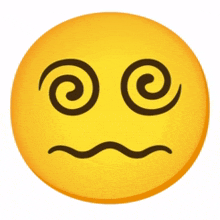 face with spiral eyes emoji emojis gif