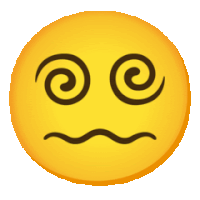 Face With Spiral Eyes Emoji Sticker - Face With Spiral Eyes Emoji Emojis Stickers