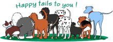 Happy Tails To You Dogs GIF - Happy Tails To You Dogs Pets GIFs