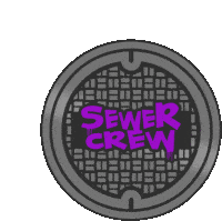 Twixnkat Sewer Crew Sticker - Twixnkat Sewer Crew Stickers