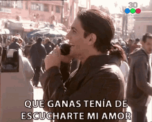 Que Ganas Tenia Escucharte Mi Amor Pablo Echarri GIF - Que Ganas Tenia Escucharte Mi Amor Pablo Echarri Santiago Diaz Herrera GIFs
