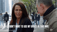 i dont want to use my office in that way samantha miller hank voight chicago pd i dont want to abuse my power
