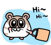 Hamster Hi Sticker - Hamster Hi Hello Hamster Buns Stickers