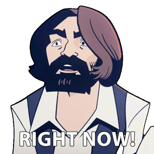 Right Now Charles Manson Sticker - Right Now Charles Manson Fred Armisen Stickers