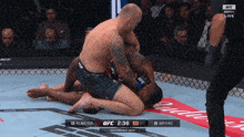 a ufc heavyweight bout between almeida and spivak