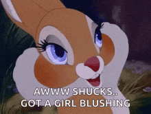 Blush Pretty GIF - Blush Pretty Bunny GIFs