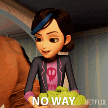 No Way Claire Nuñez GIF - No Way Claire Nuñez Trollhunters Tales Of Arcadia GIFs